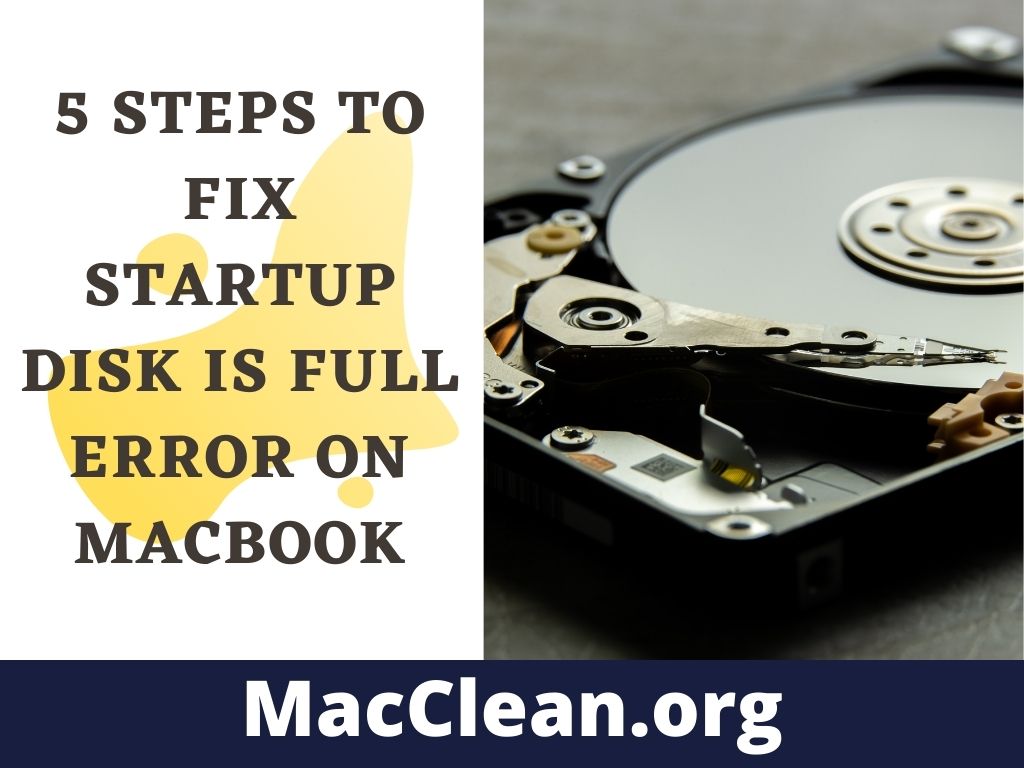 Fix Startup disk full on mac