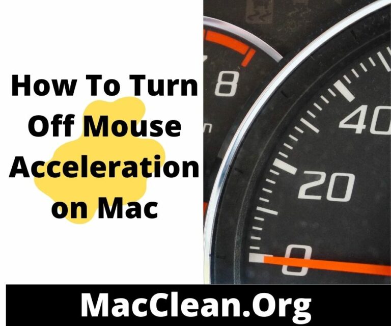How To Turn Off Mouse Acceleration on Mac [2022]