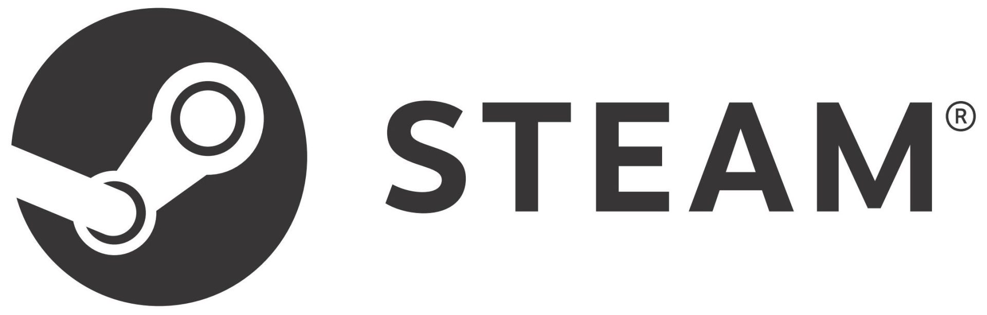 steam logo in gray